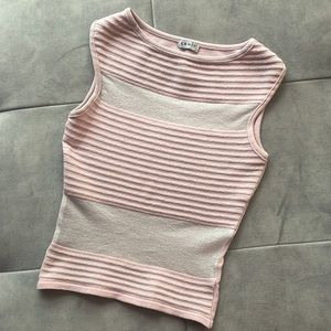 Cenit knit pink top